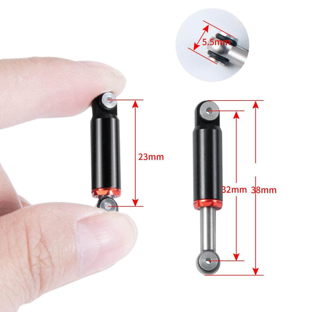 Internal Shock Absorber Set for RC Cars Crawler Axial SCX24 90081