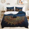 Quilt Cover Star Moon Pillowcase Bedroom Bedding Digital Printing Three-Piece Set