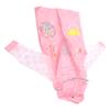 Regenponcho Rosa L PU Einteilig Wasserdicht Reflektierstreifen Knopf mit Rucksackfach Regenmantel für Kinder