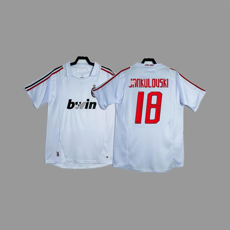 Retro jersey, football jersey, classic nostalgic replica Thai jersey, game training jersey, short-sleeved sportswear.