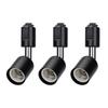 Chiko Electric E26 Bulb Socket for Duct Rails - Lighting Rail Spotlight, LED Compatible, Light Rail Lighting, White or Black (Matte Black/Set of 3)