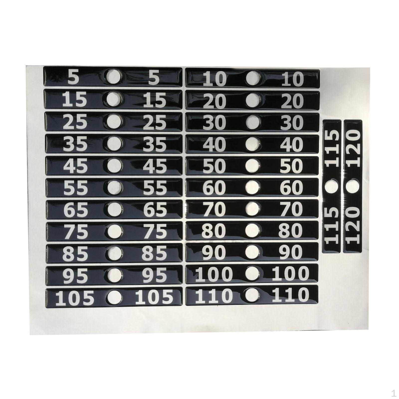 

Weight Stack Labels Tags,5-120 Number Stickers for Gym Sporting Goods Fitness