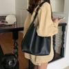 1Pcs All-Match Women Shoulder Bag Solid Fashion Handbag Crossbody Bag Women's Minimalist PU Leather Bag