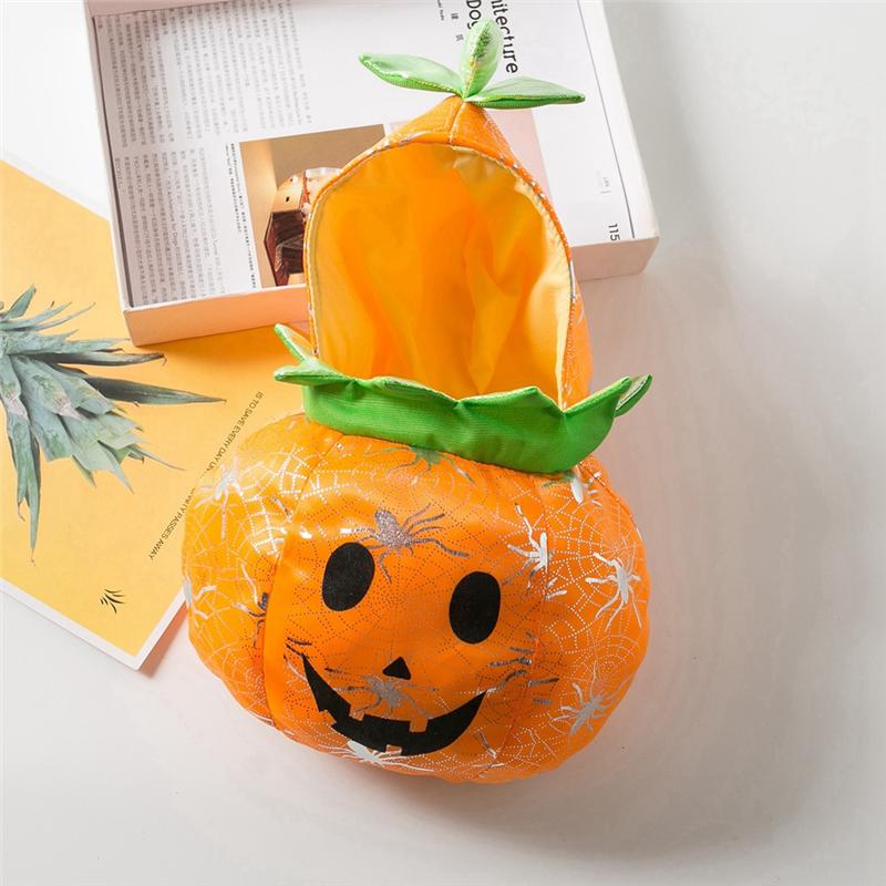 M-Modern-Dog Cat Halloween Pumpkin Costume,Pet Cosplay Costumes,Puppy Warm Outfits Hoodie Animal Autumn Winter Clothes