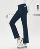 DUVIK Damen Stretch Hose mit Kontrast-Rückseite Semi-Bootcut Dc3Wpt002