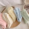 Warm Women's Socks New Winter Japanese Fashion Solid Color Fluffy Socks for Girls Home Thick Cute Floor Socks Kawaii Autumn Soft