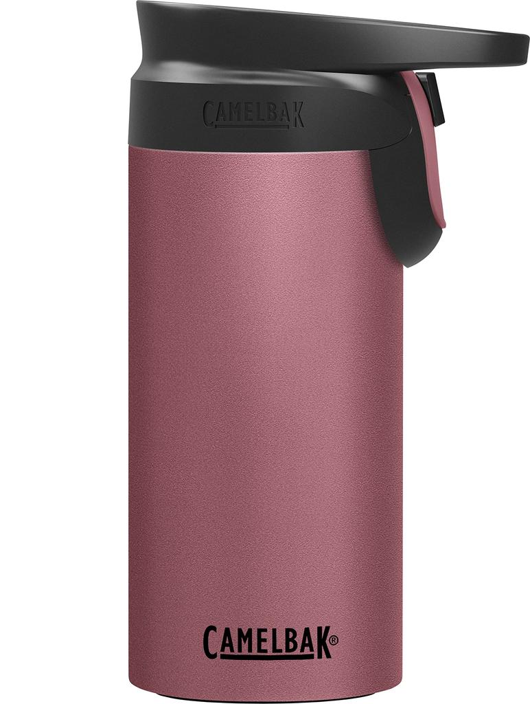 To Camelbak Forge Flow Vacuum Insulated Travel Vacuum Keeps Drinks Hot or Terracotta Rose Spill-proof/Ready Drink! Tumbler, 350ml, One-Touch, One-Hand
