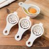 Egg Yolk Separator Divider White Plastic Convenient Household Eggs Tool Filter Cooking Baking Kitchen Accessories 4pc/lot