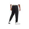 Nike American Street Style Solid Color Logo Print Versatile Long Sleeve Hoodie With Drawstring Cuffed Pants Casual Sports Suit DX1362-010+CK6366-010