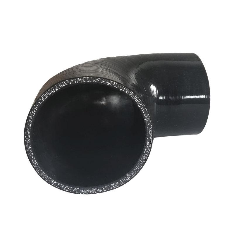 3 inch 90 Degree Elbow Silicone Hose Pipe Intercooler Coupler Turbo Black