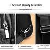 Men's Genuine Leather Crossbody Shoulder Bag - Korean Style Trendy Fashion, Chest Bag Business Top Layer Cowhide