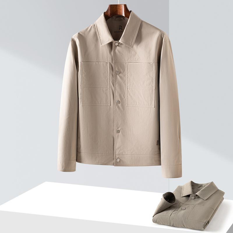 [Diagonal Thickening] Rainproof and Windproof Jacket for Men's Casual Jacket
