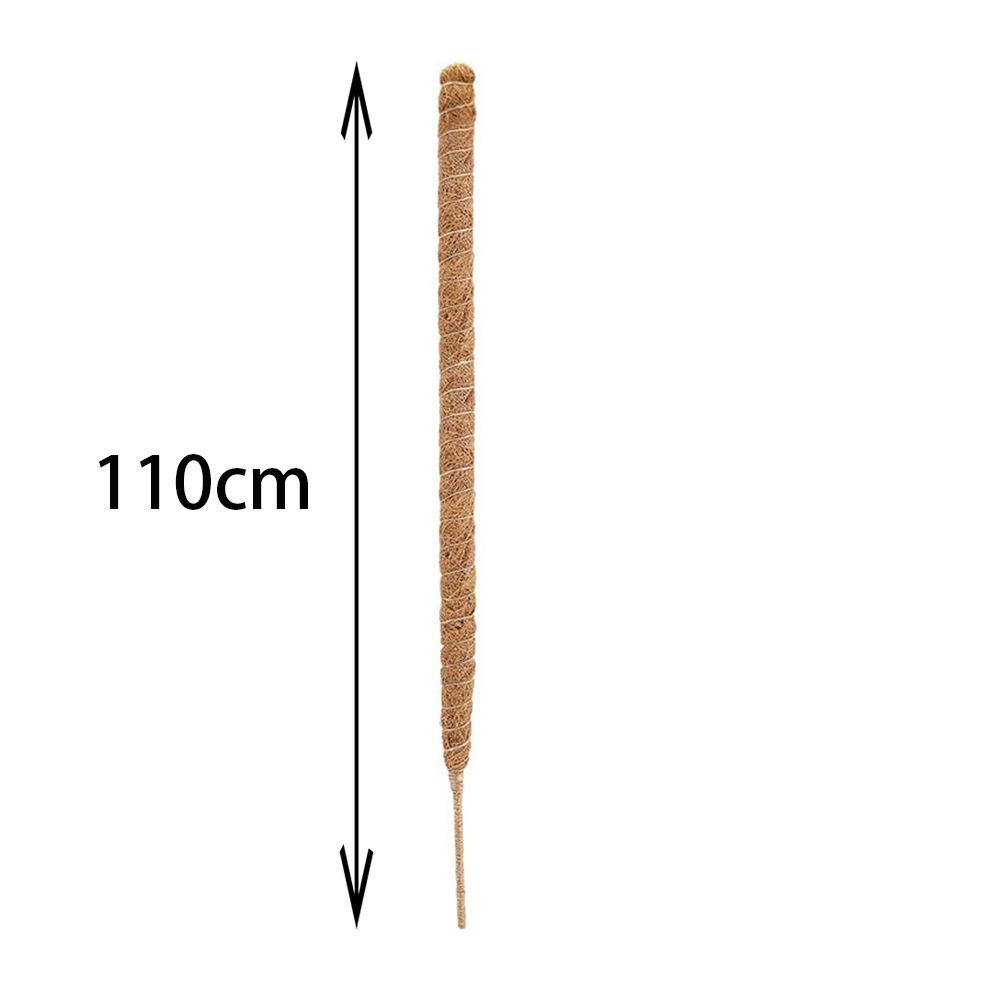 1Pcs Coconut Shell Moss Palm Cane Coir Totem Poles Stretch Bendable Plant Climbing Frame Gardening Coconut Rod 60/110cm