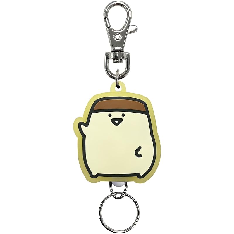 

SK Japan With stationery rubber reel keychain Purinsan, whole body 16754