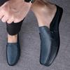 Fashion Hot Selling Men's Leather Casual Shoes Spring Autumn Versatile for Home Commuting Loafers Anti Slip Comfortable Men's Slippers
