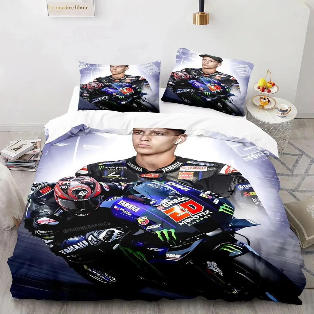 Hot Marquez 93 Bed Linen Marc Marquez 93 Bedding Set Printed With Pillowcase Bed Duvet Cover Single Double Queen Super King Size