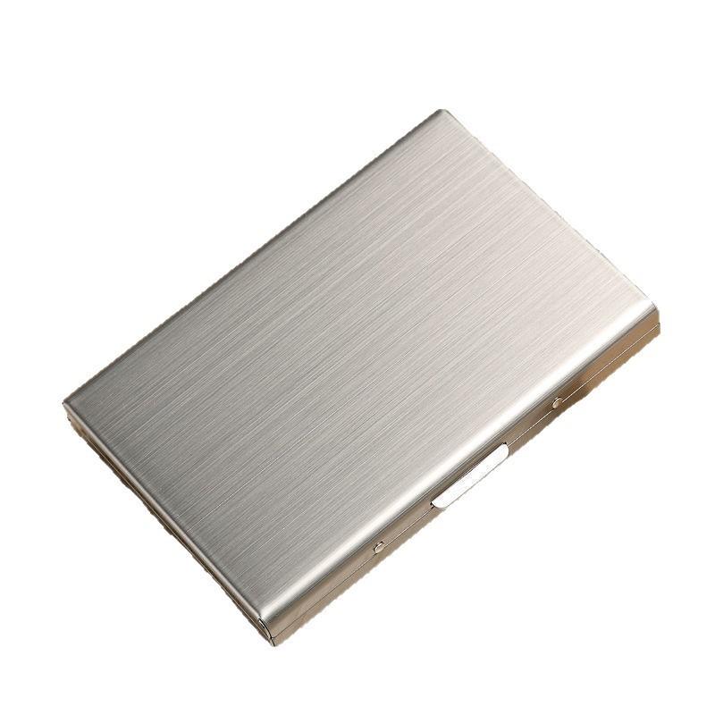 Rfid Metal Card Holder For Men And Women With Antitheft Shielding And Magnetic Blocker For Daily Use