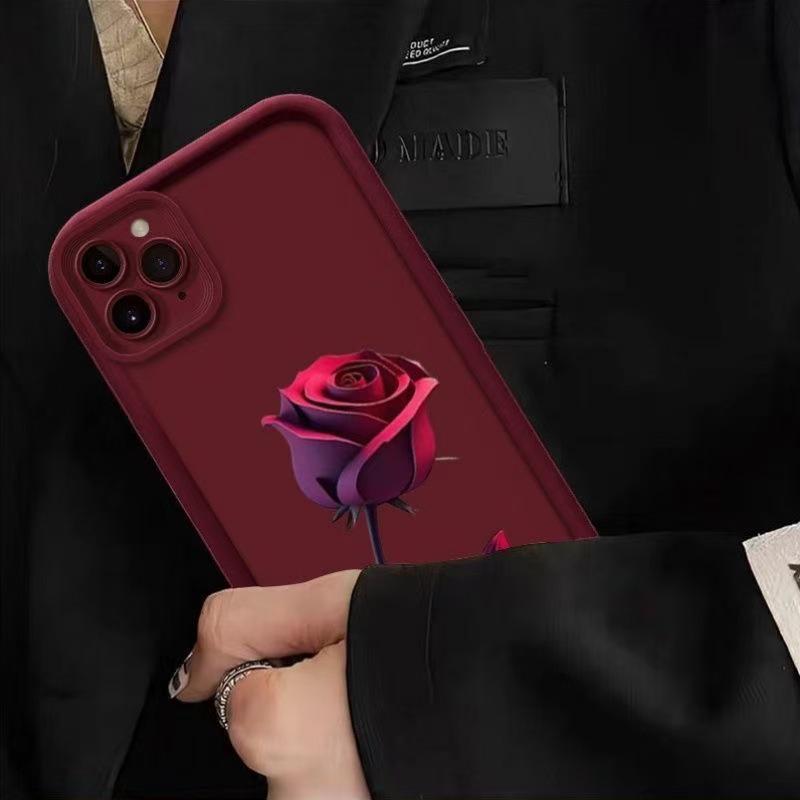 One Rose iPhone 17/17 Pro Max Case - Unique Design for Personality (Fits Models 13, 14 Pro, 12)