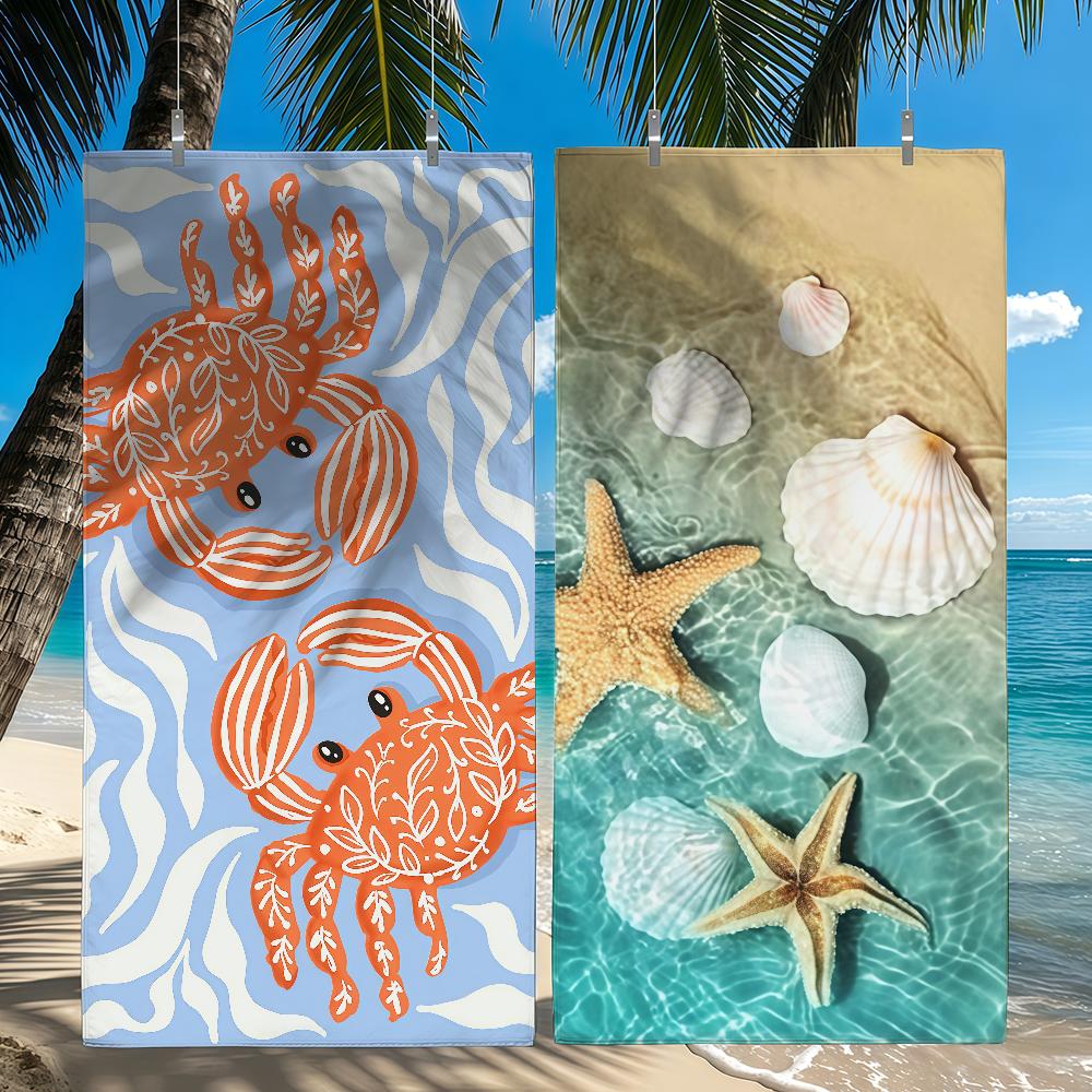 Personalized Towel Beach Towel Travel Lightweight Skin Friendly for Pool Beach Camping Cruise Summer