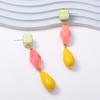 Pinkdudu Irregular Teardrop Earrings Fairy Sweet Geometric Dangles Minimalist Elegant Jewelry for Women PD2752