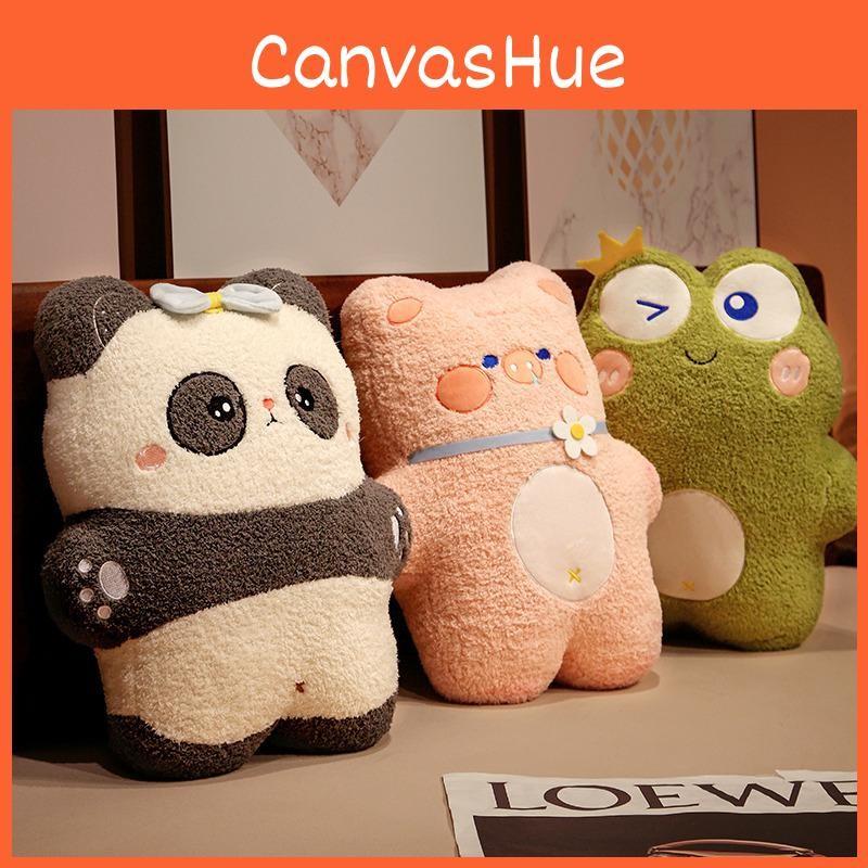 Cute Rabbit Panda Frog And Pig Plush Pillow And Blanket For Office Time Nap