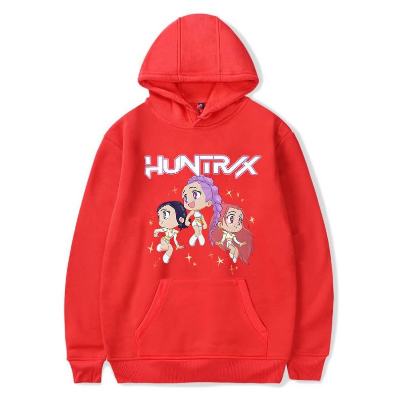 Kpop Witch Hunters Hoodie Sweater Men's and Women's Spring and Autumn Casual Loose Hooded Top