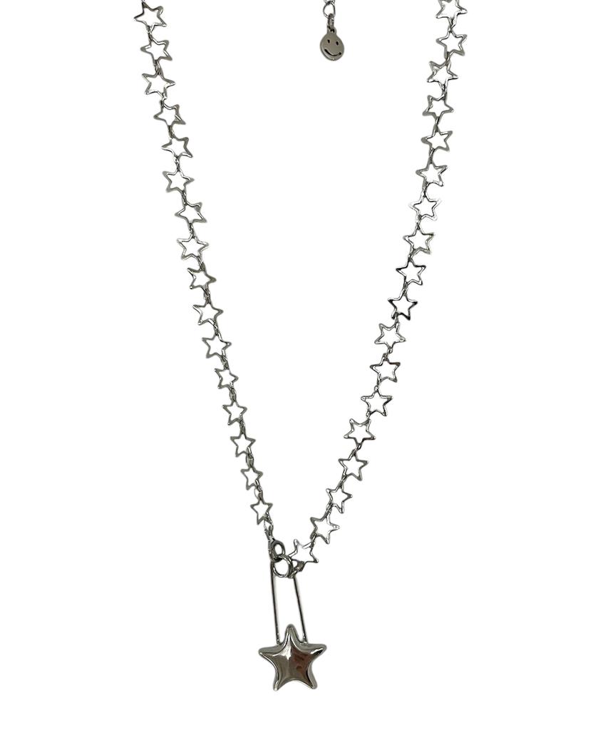 Sk8Er Rock Star Star Surgical Steel Necklace
