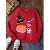 Girls' Fashion Crew Neck Sweatshirt, Sporty Casual Top