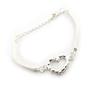 Les Trésors De Lily [J6857] - Brățară albă de designer „Sissi” (dragoste)
