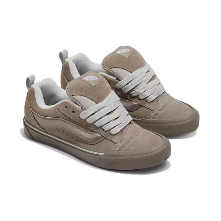Vans Knu Skool Fashion Trend Low-Top Skate Shoes Unisex Sneakers Brown VN0009QCCH8