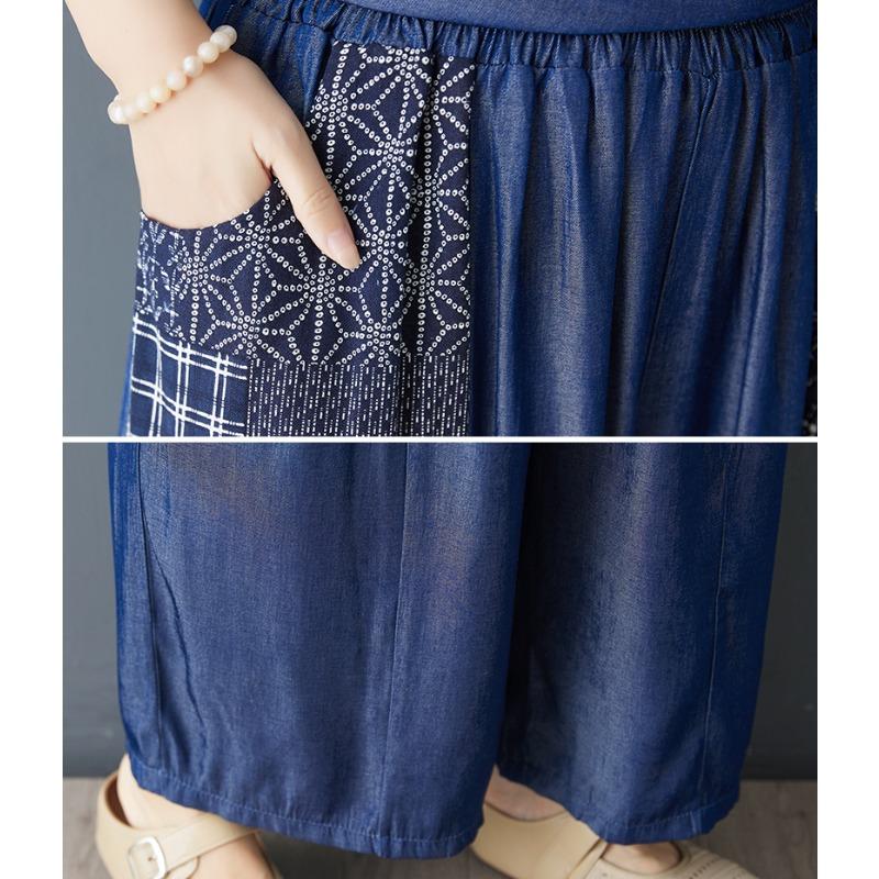 DIMANAF Plus Size Pants Suits Women Sets Suits Loose Tops Shirts Long Pants Cotton Casual Clothing Summer Vintage
