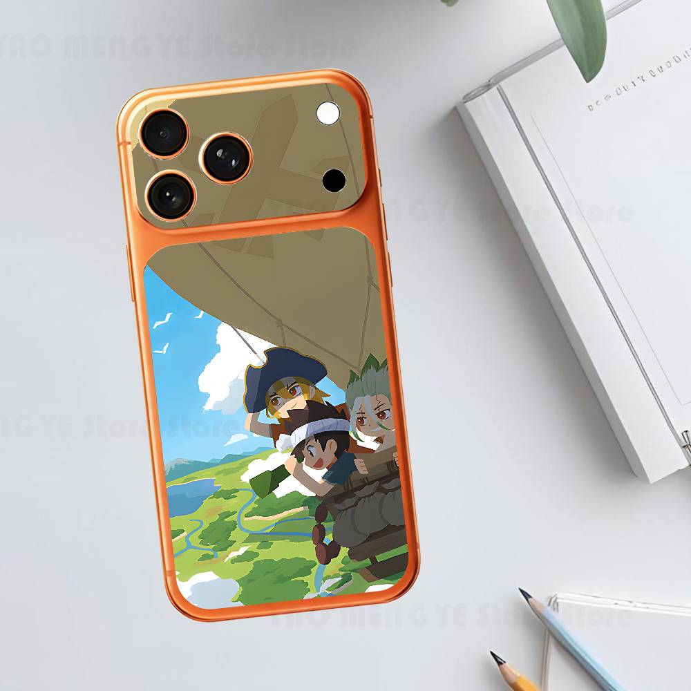 

Dr.STONE I-Ishigami Oki For IPhone 17 Pro ProMax Full Back Cover Decal Wrap Skin Rear Protective Sticker Film 17P