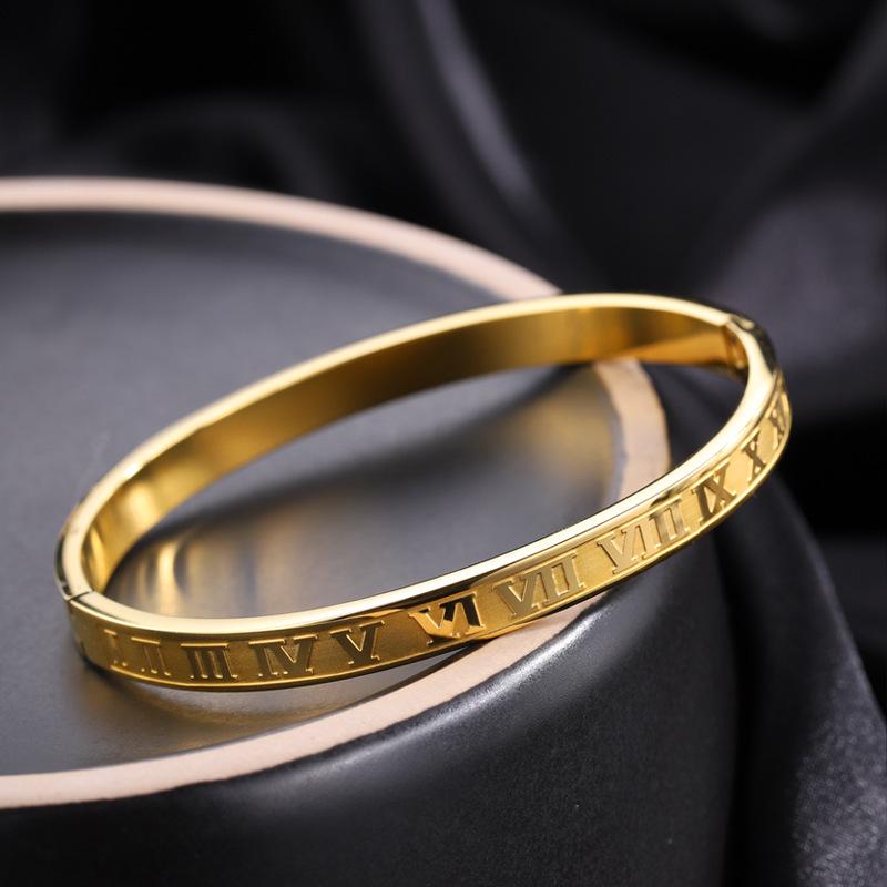 Starry Sky Silver Titanium Steel Bracelet for Women - High-End, Versatile, Full Diamond, Non-Fading Fashion Accessory