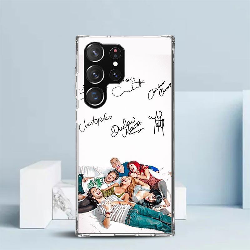 F-Fashion RBD R-Rebelde Soft Cover for Samsung Galaxy S25 Edge S26 S24 S23 Ultra Phone Case S22 S21 Plus S20 FE Print Pattern Sh