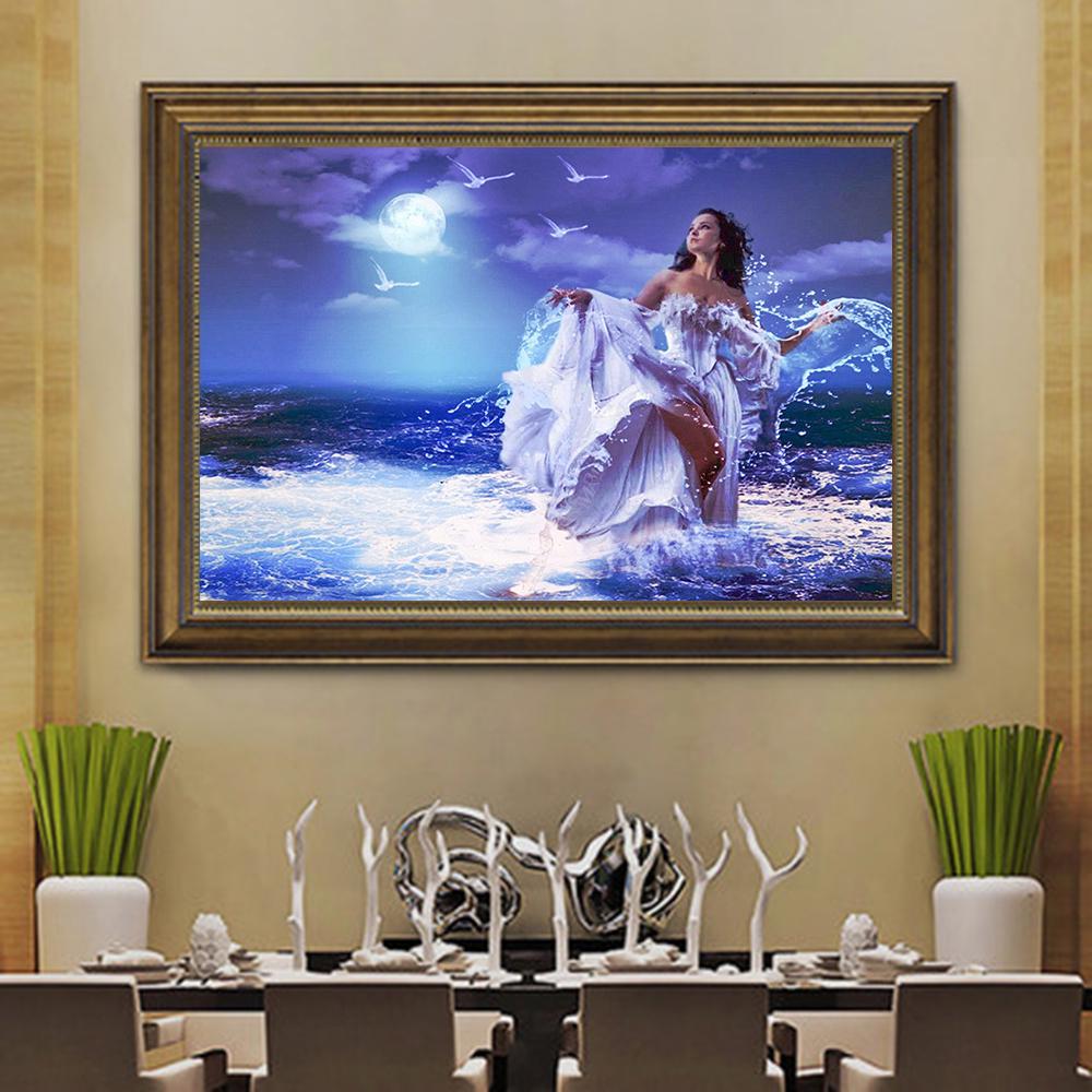Diamond Painting 5D Beauty Diamond Embroidery Mosaic Garden Rhinestone Mosaic Art Home Decorations