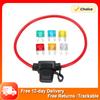 12V Car Automotive In-Line Mini Blade Fuse Holder Fuses with Splashproof Casing with 6 Fuses 5A 10A 15A 20A 25A 30A Fuses4