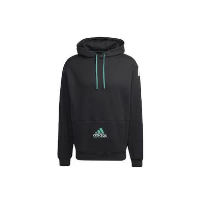 adidas Originals Embroidered Trefoil Logo Hoodie Men Hoodie Black HG8090