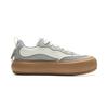 New LiNing Puff Platform Abrasion Resistant Slip Resistant Low Top Skateboard Shoes Women's Gray Beige AZGU068-1