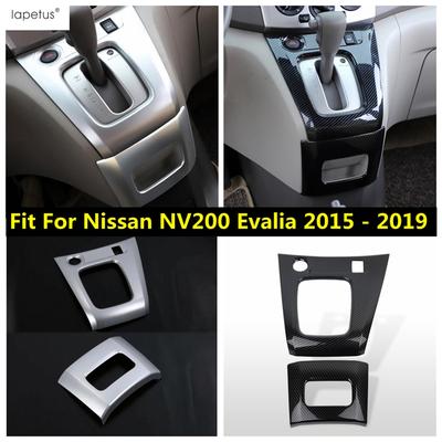 ABS Center Control Gear Shift Storage Box Panel Molding Cover Trim Accessories Interior For Nissan NV200 Evalia 2015 -