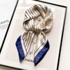 Silk Scarf 70 Small Square Scarf Retro Versatile Season High-End Printing Women'S Professional Scarf Scarf