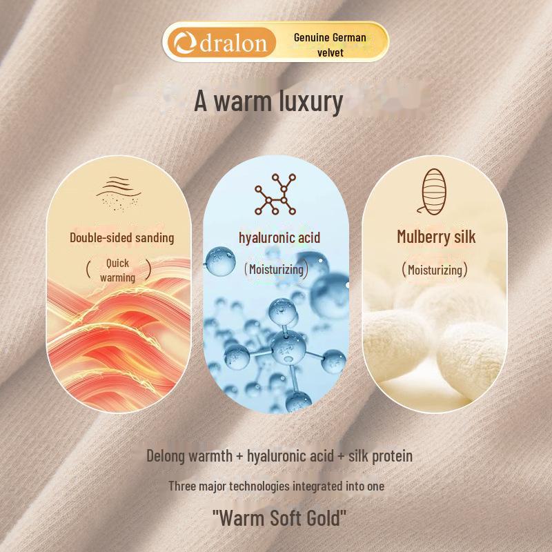 Men's German Velvet High-Collar Seamless Warm Shirt - Slim Fit, Winter Heat-Retaining Top