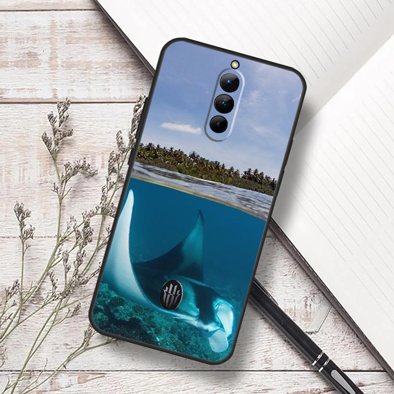 Animal Manta Ray Case For ZTE Nubia Red Magic 10 Air 6S 7S 6 7 Pro RedMagic 8 9 8S 9S 10S 11 Pro Plus Cover