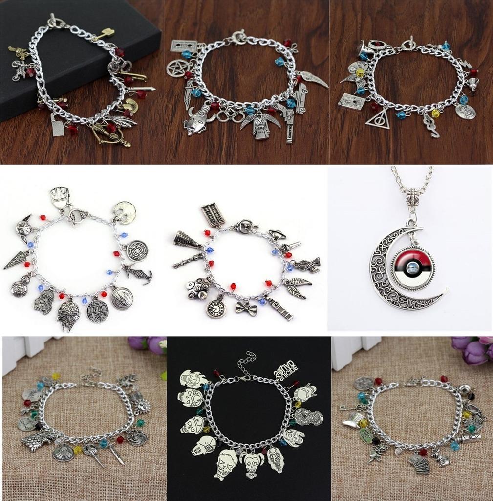 Walking Squad Suicide Dead Supernatural Doctor Who Necklace Bracelet