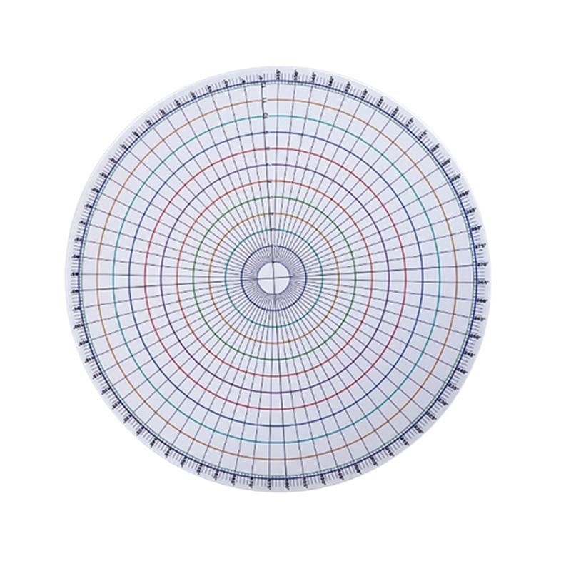 Circular Dividing Ruler For Pottery And Painting With Measurement And Sturdy Plastic Acrylic Materials