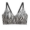 Large Size Leopard Print Seamless Bra, Push-up Lift, Side Breast Support, Jelly Style, Brushed with Adhesive, Comfortable and Sexy Bra