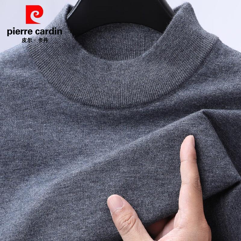 Pierre Cardin Men's Cashmere Blend Half-High Collar Sweater