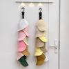 8 Clips Hanging Closet Organizer Cap Door Wall Mounted Rack Free Punch Hat Holder