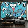 Custom Name,Gumball Wall tapestry, aesthetic printed fabric blanket, suitable for bedroom, living room, and home decor.