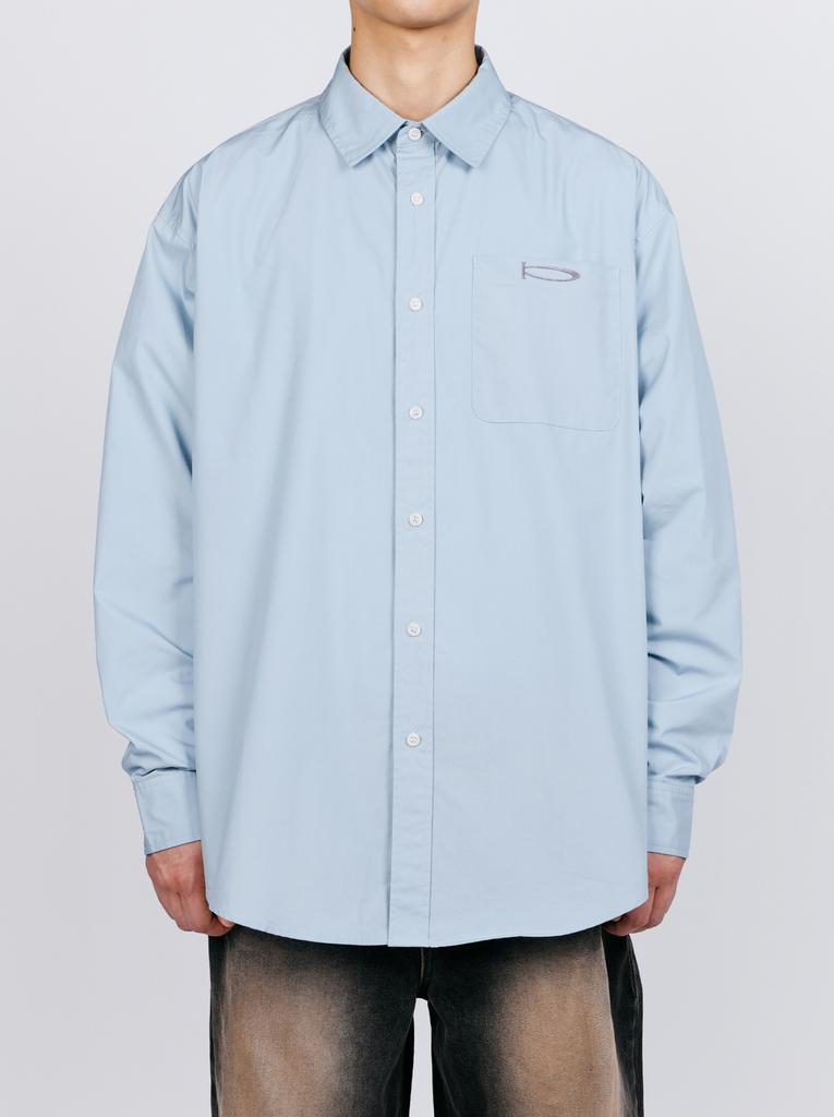 PHYSICAL DEPARTMENT P-Active Oversized Shirt Light Blue