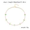 New Fashion Sweet Tulip Flower Necklace Bracelet Set For Women Elegant Pearl Clavicle Chain Necklace Girls Party Jewelry Gift